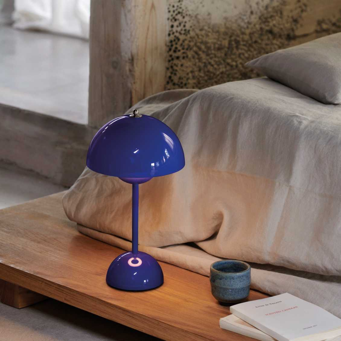 Table Lamp Mushroom Dimmable USB Rechargeable