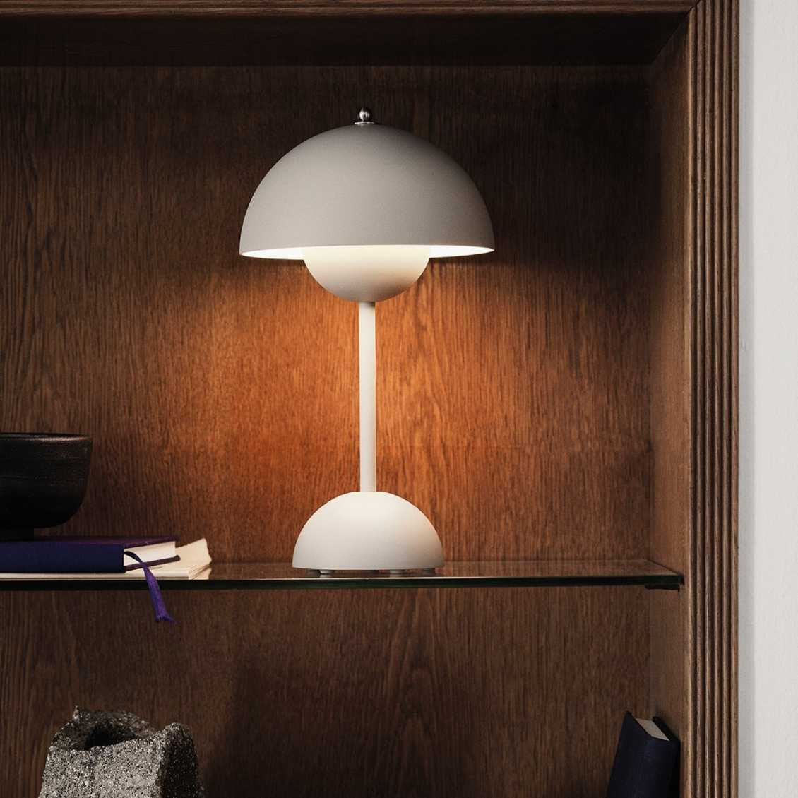 Table Lamp Mushroom Dimmable USB Rechargeable