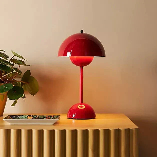 Table Lamp Mushroom Dimmable USB Rechargeable