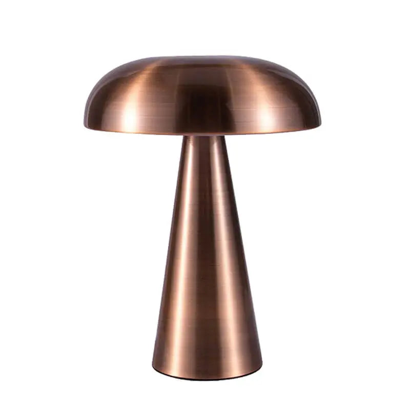 Table Lamp Mushroom Shade Touch Control & USB Rechargeable