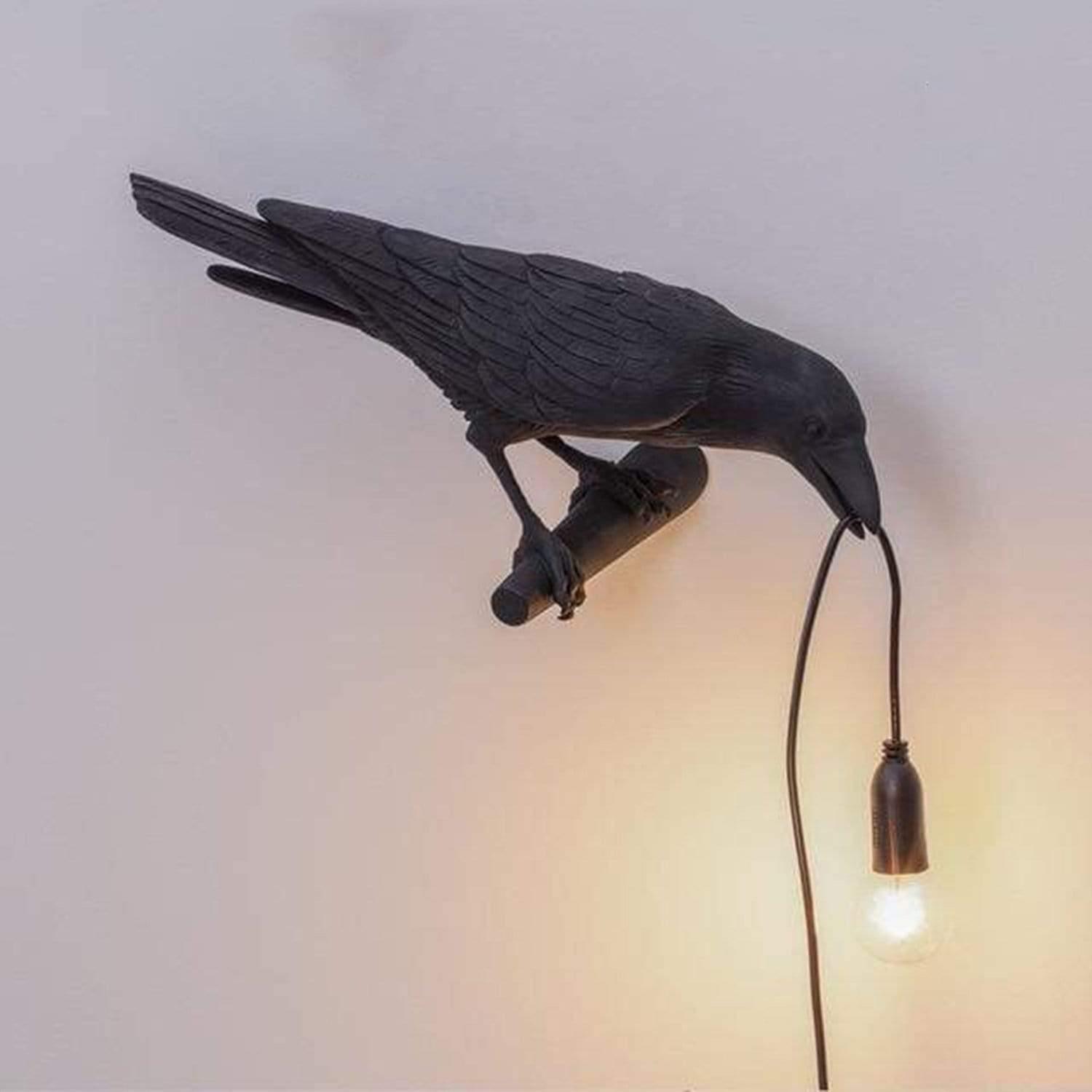 Table Lamp Raven Sculpture Warm Indirect Light