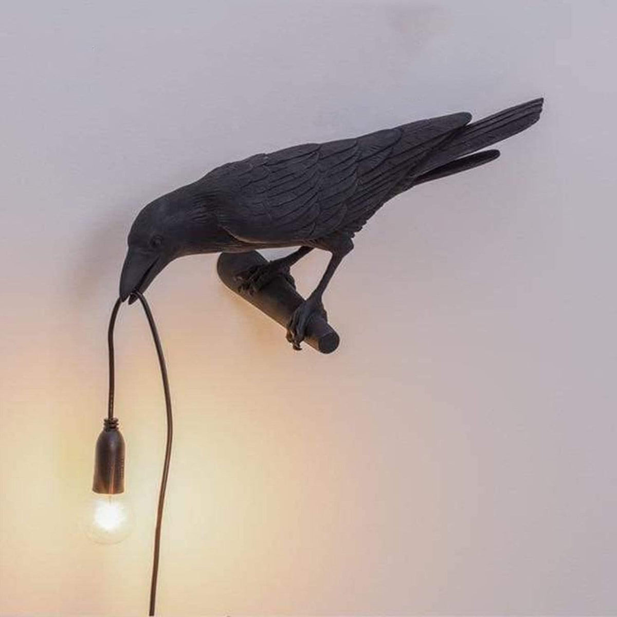 Table Lamp Raven Sculpture Warm Indirect Light