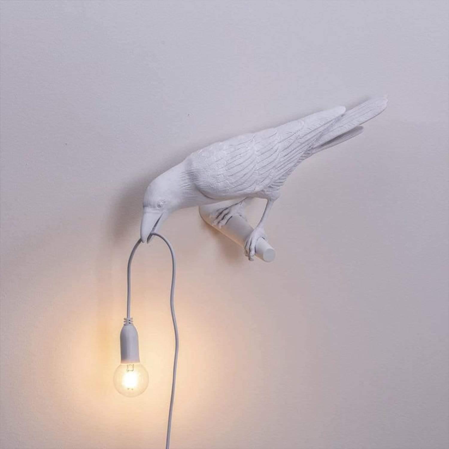 Table Lamp Raven Sculpture Warm Indirect Light