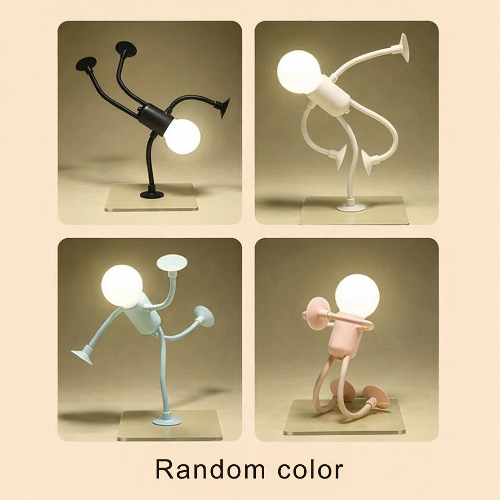Table Lamp Robot Design LED Bulb Included