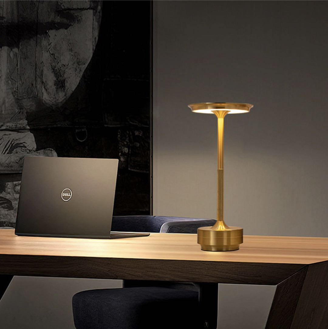 Table Lamp Slim Touch Dimmer USB-C Rechargeable