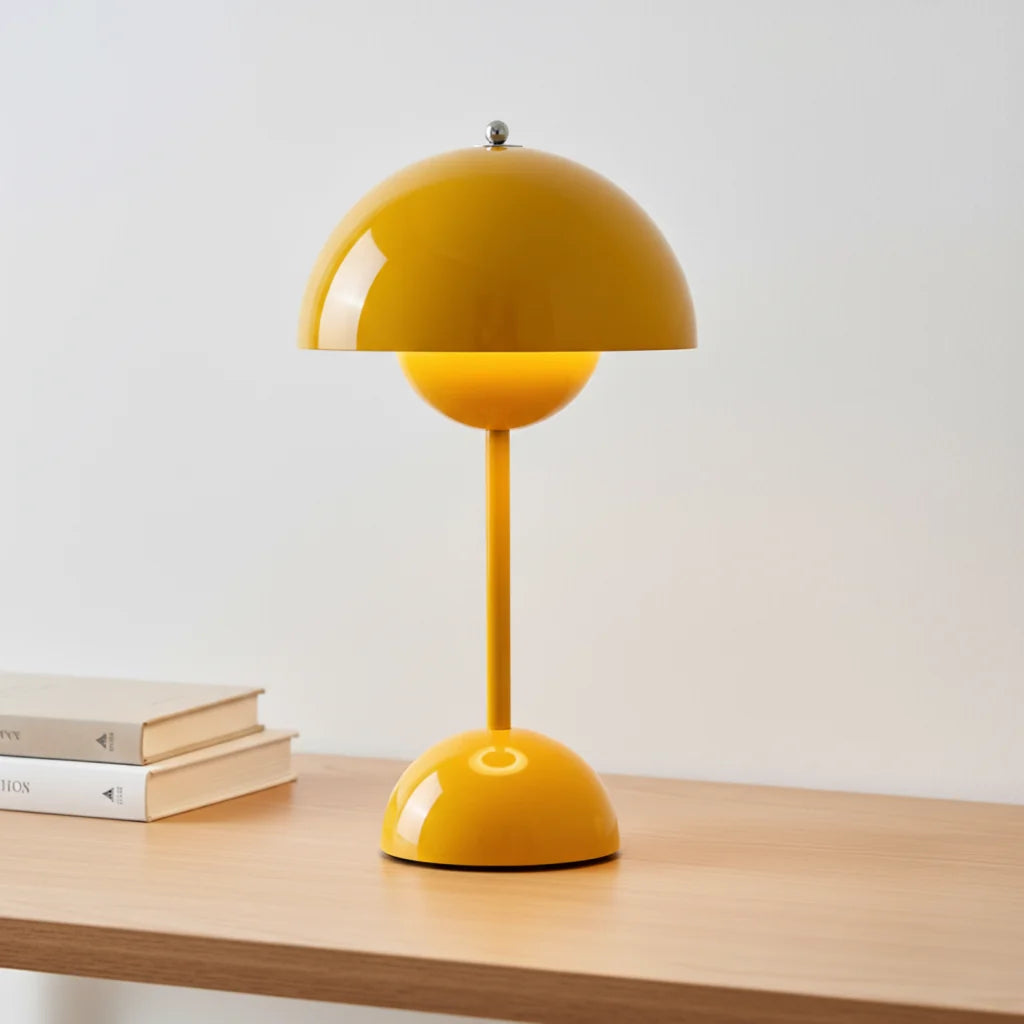 Table Lamp Touch Dimmable 3 Light Colors USB Rechargeable