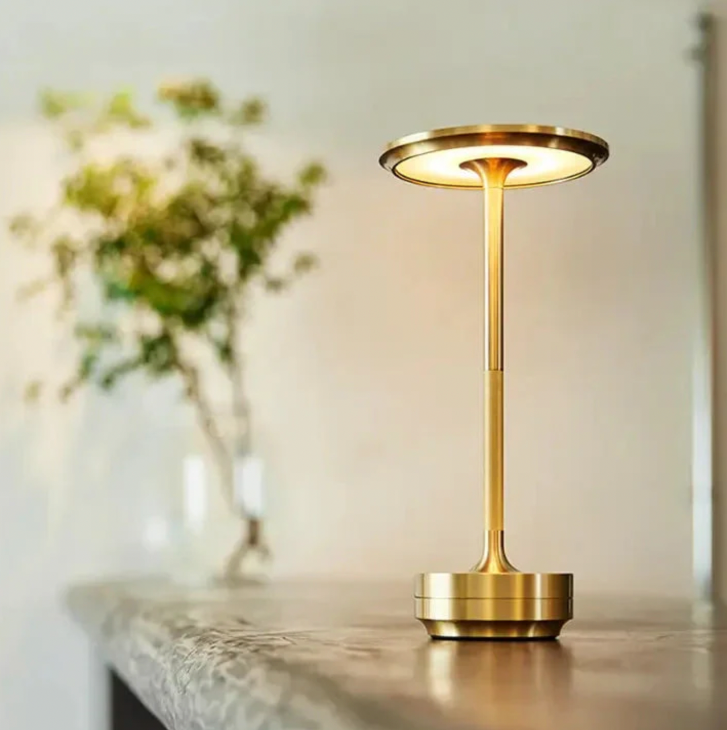 Table Lamp USB Rechargeable Touch Control Dimmable