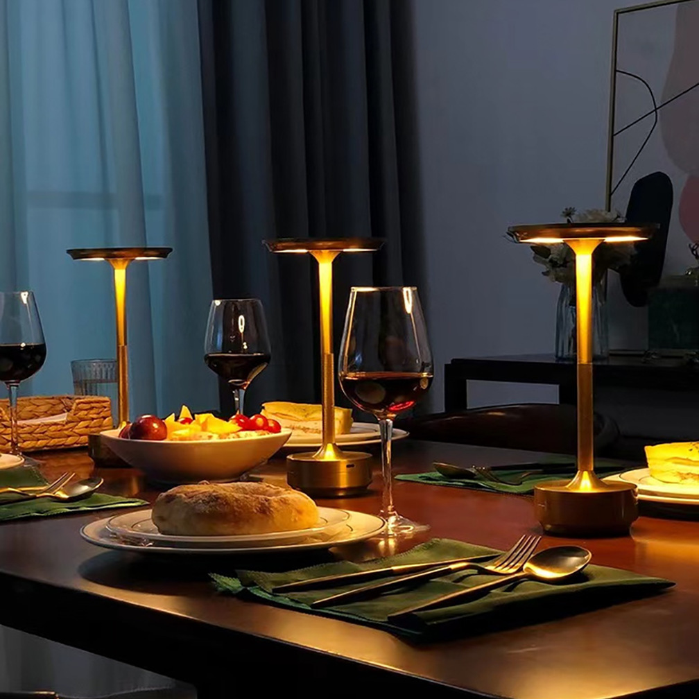 Table Lamp USB Rechargeable Touch Control Dimmable