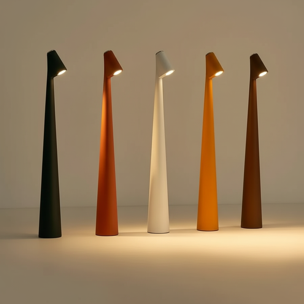 Table Lamp Wireless Rechargeable LED Metal & Glass