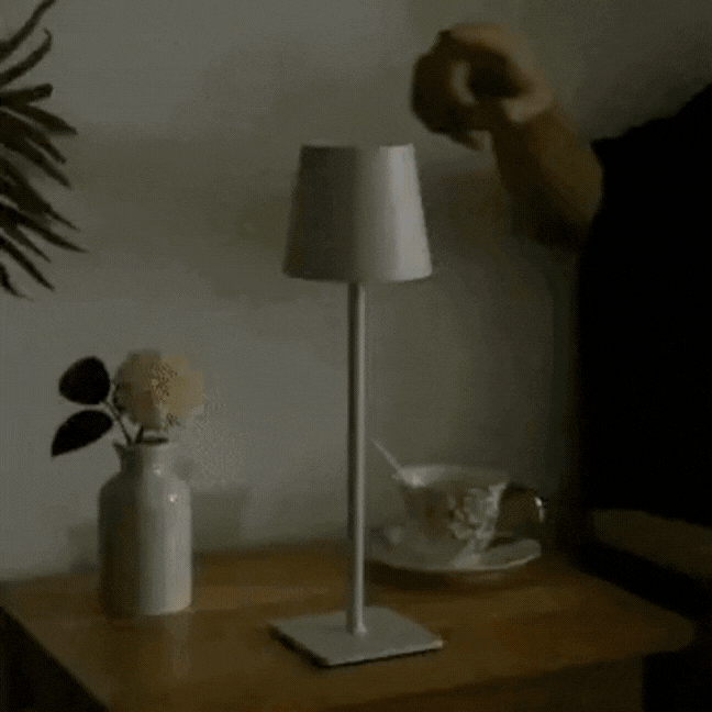 Table Lamp Wireless Rechargeable Touch Dimming & 15h Battery