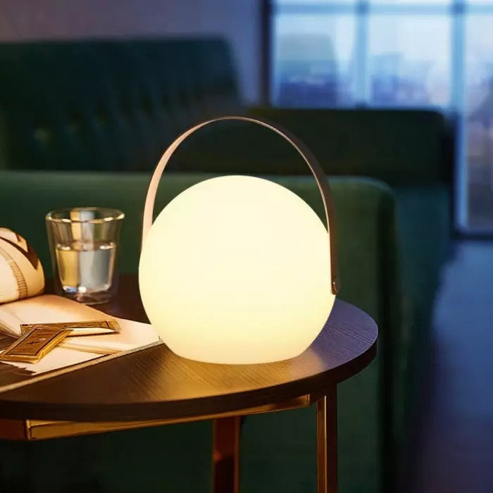Table Lamp Wireless Remote-Controlled USB-C Rechargeable