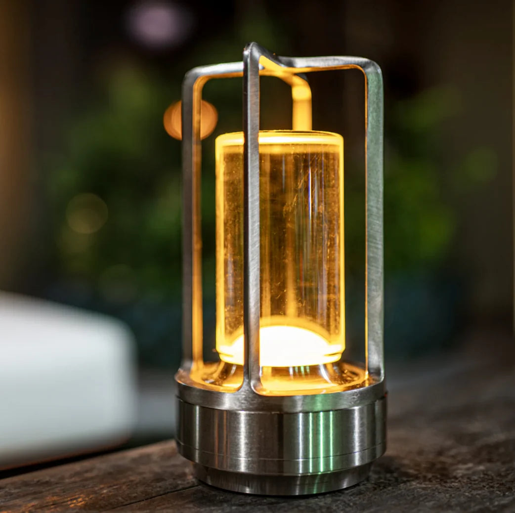 Table Lamp Wireless USB-C Rechargeable 3-Color Touch Dimmer