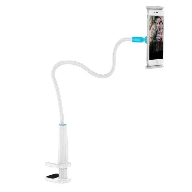 Tablet & Phone Stand Flexible 360° Gooseneck Clamp Mount