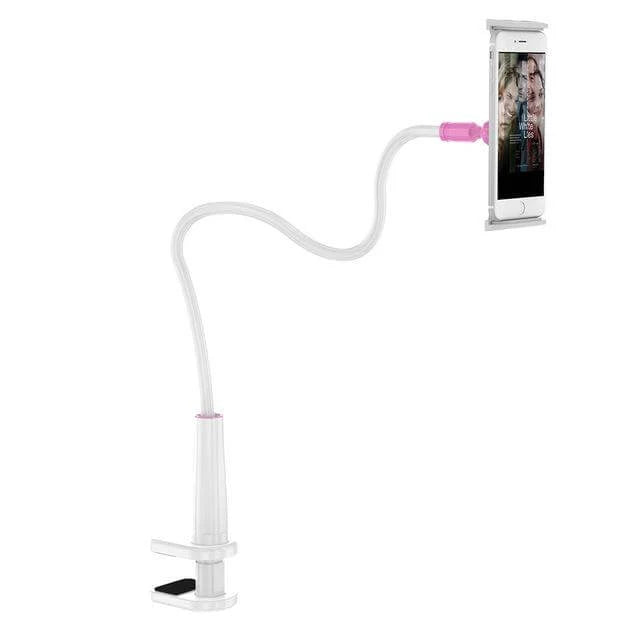 Tablet & Phone Stand Flexible 360° Gooseneck Clamp Mount