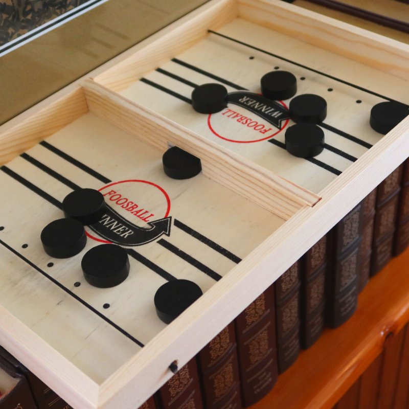 Tabletop Dexterity Game Wooden Portable Two Player