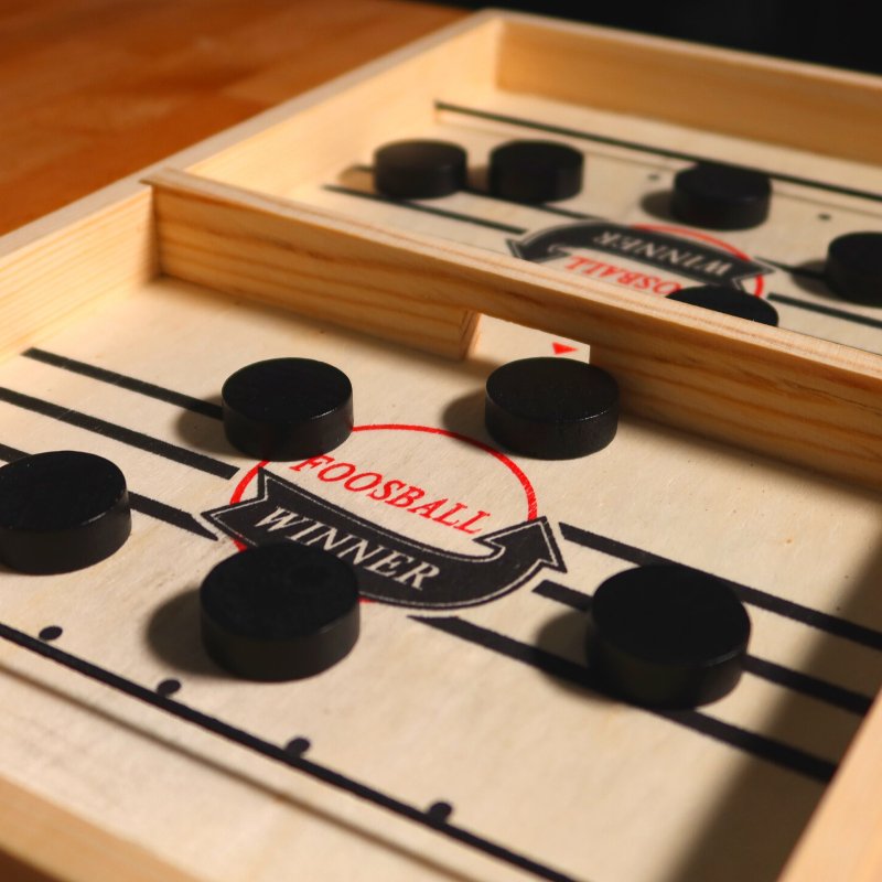 Tabletop Dexterity Game Wooden Portable Two Player