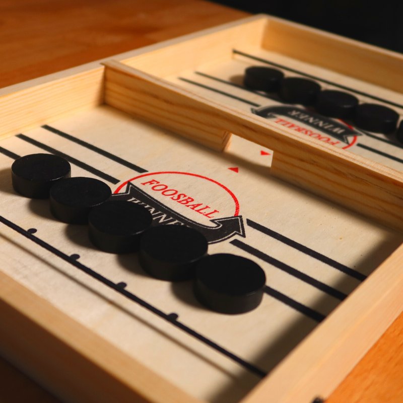 Tabletop Dexterity Game Wooden Portable Two Player