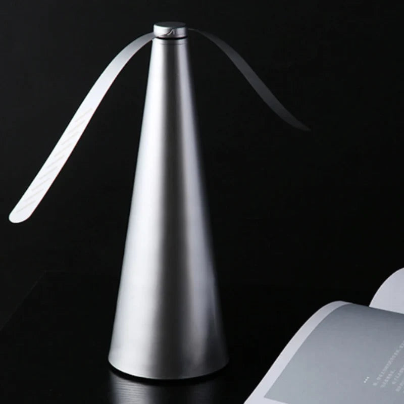 Tabletop Fan Fly Repellent Light-Reflective Blades Chemical-Free