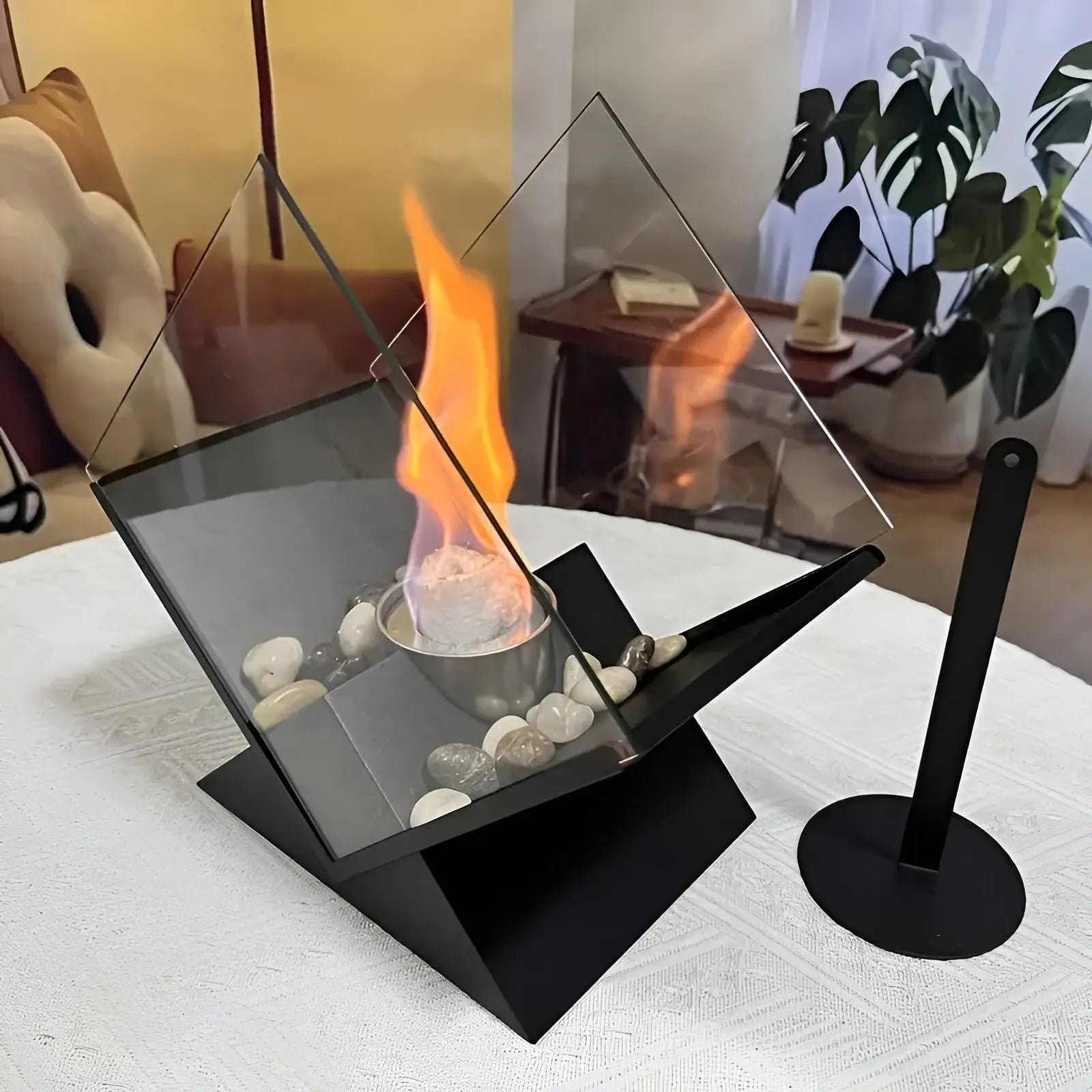 Tabletop Fireplace Bio-Ethanol Real Flame