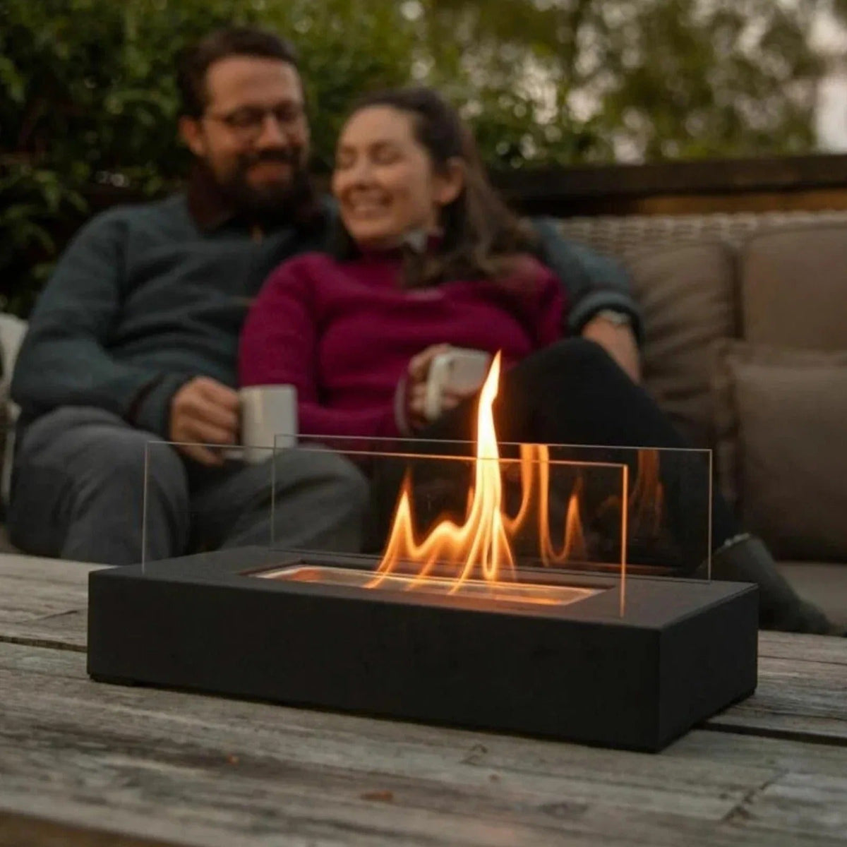 Tabletop Fireplace Bioethanol Safety Glass & Extinguishing Tool