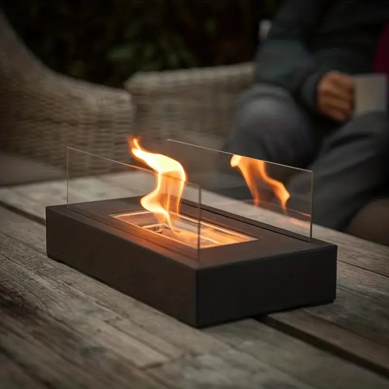 Tabletop Fireplace Bioethanol Safety Glass & Extinguishing Tool