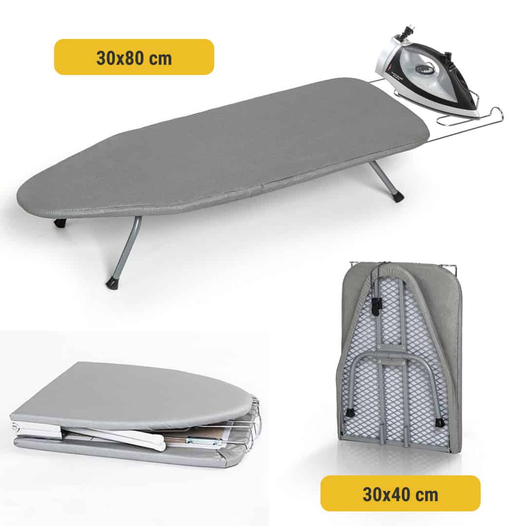 Tabletop Ironing Board Foldable Metal Frame Iron Rest