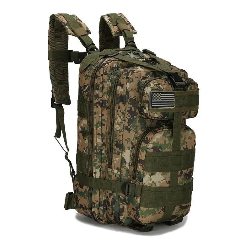 Tactical Backpack 50L Water-Repellent Nylon Laptop Compartment