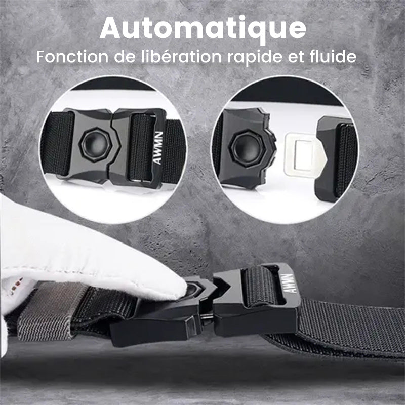 Tactical Belt Quick-Release Buckle Stepless Adjustment Durable Polyester