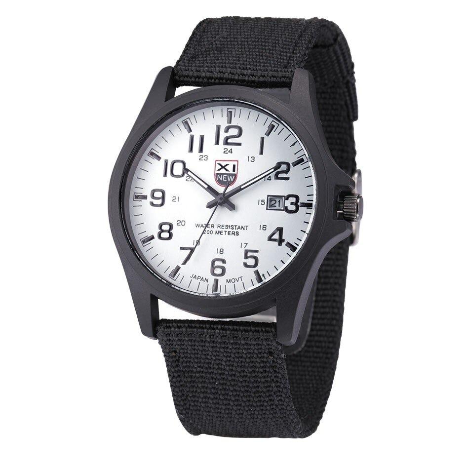 Tactical Watch LED Backlight Stainless Steel Case