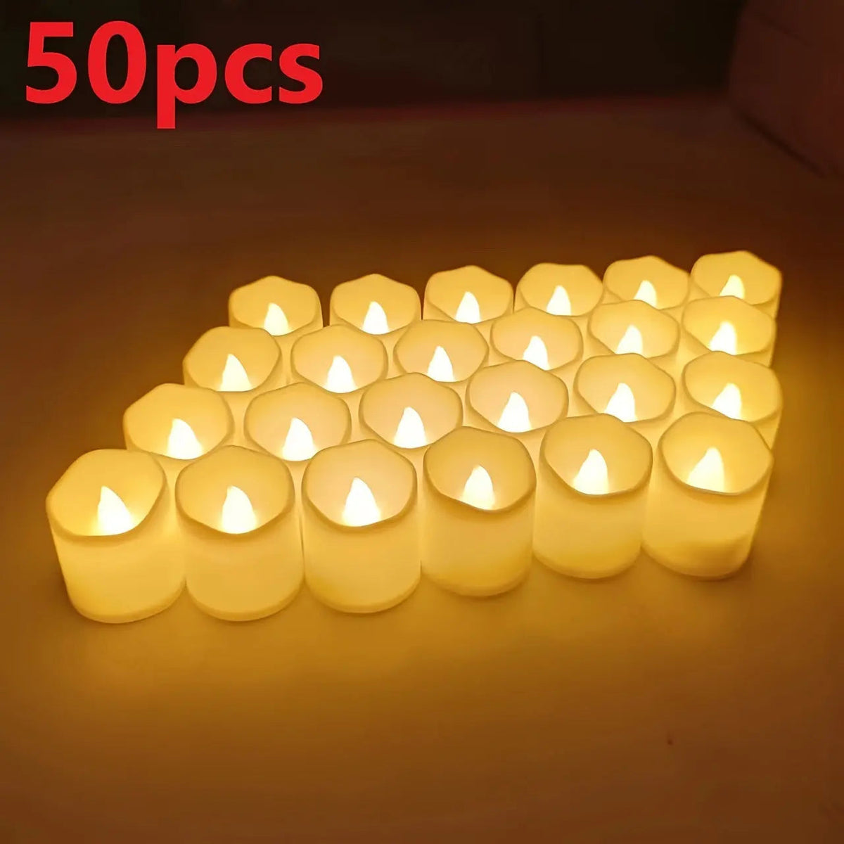 Tea Lights Flameless Warm White Battery Operated