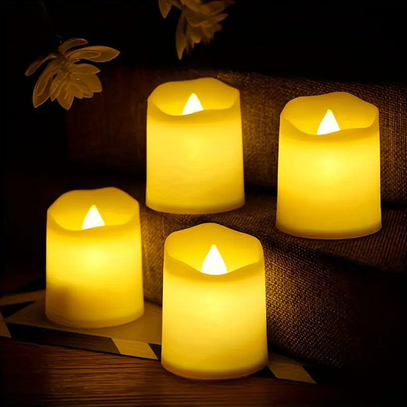 Tea Lights Flameless Warm White Battery Operated