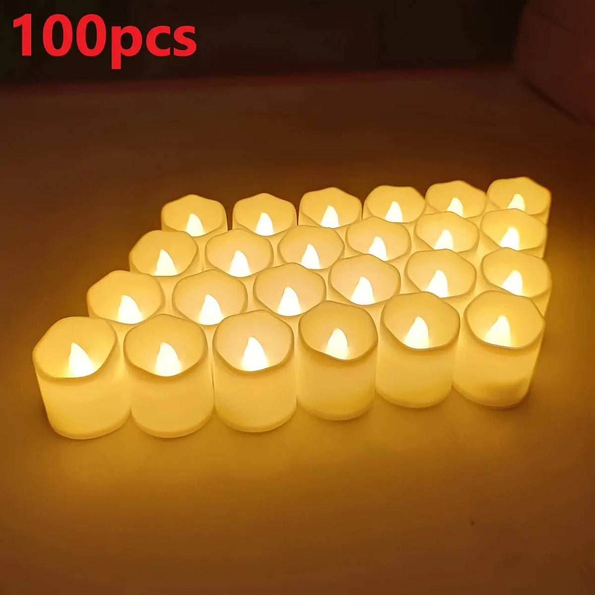 Tea Lights Flameless Warm White Battery Operated