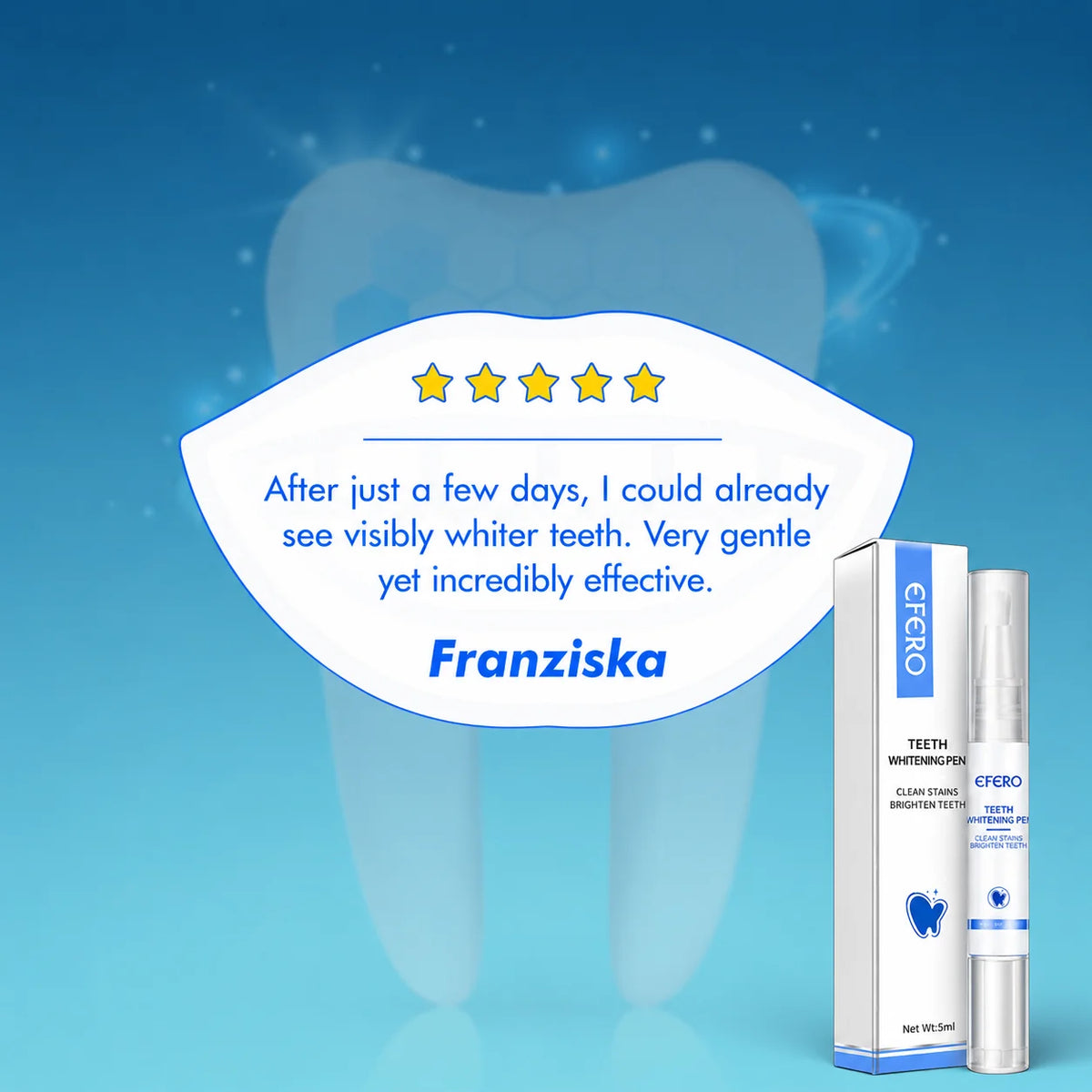 Teeth Whitening Pen Gentle Peroxide Precision Brush