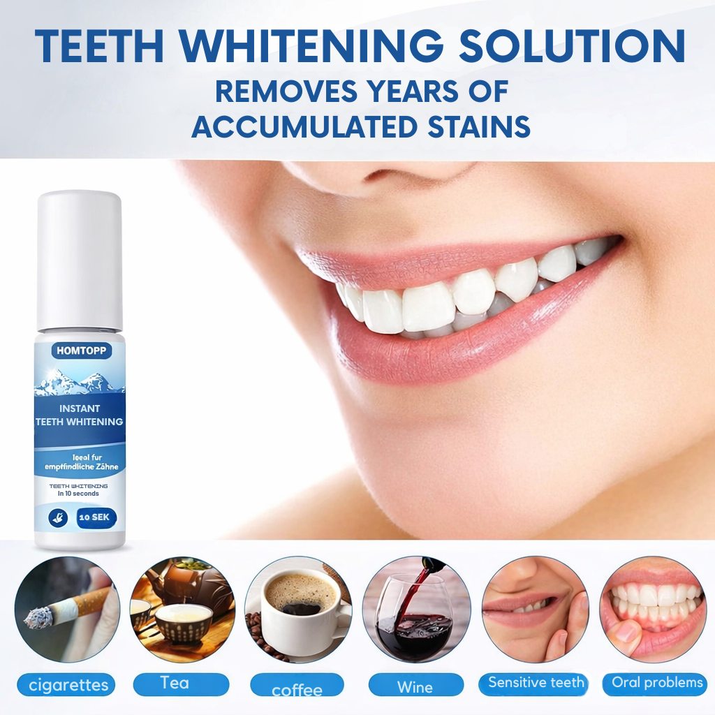 Teeth Whitening Pen Peroxide-Free Instant Brightening
