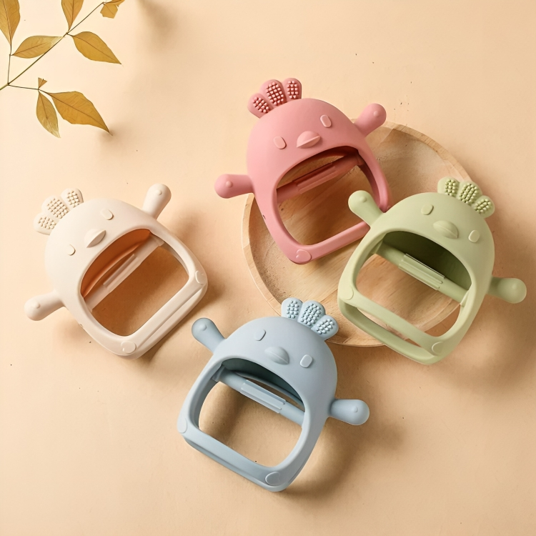 Teether Mitten Silicone Gum Massager Set of 3
