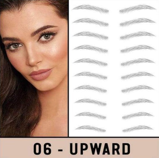 Temporary Eyebrow Tattoos Microblading Effect Peel And Stick Waterproof