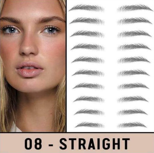 Temporary Eyebrow Tattoos Microblading Effect Peel And Stick Waterproof