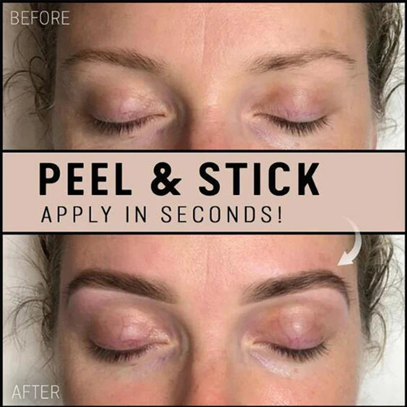 Temporary Eyebrow Tattoos Microblading Effect Peel And Stick Waterproof