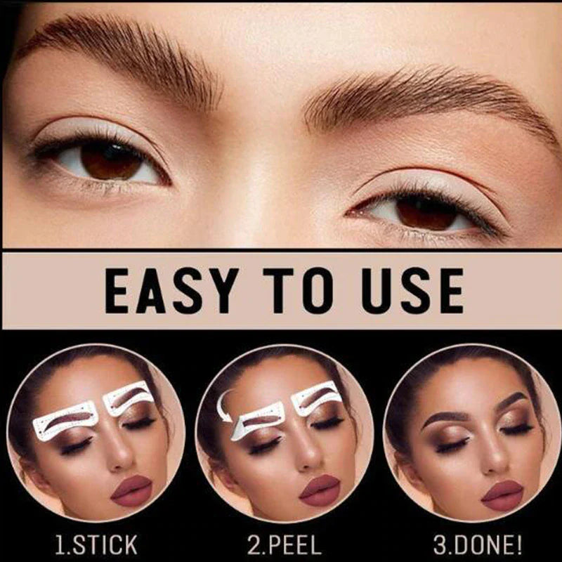 Temporary Eyebrow Tattoos Microblading Effect Peel And Stick Waterproof