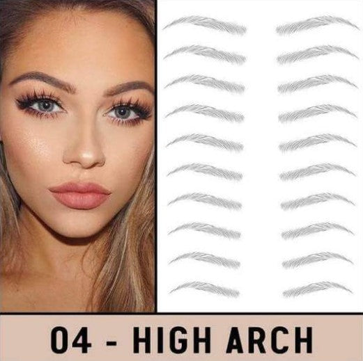 Temporary Eyebrow Tattoos Microblading Effect Peel And Stick Waterproof