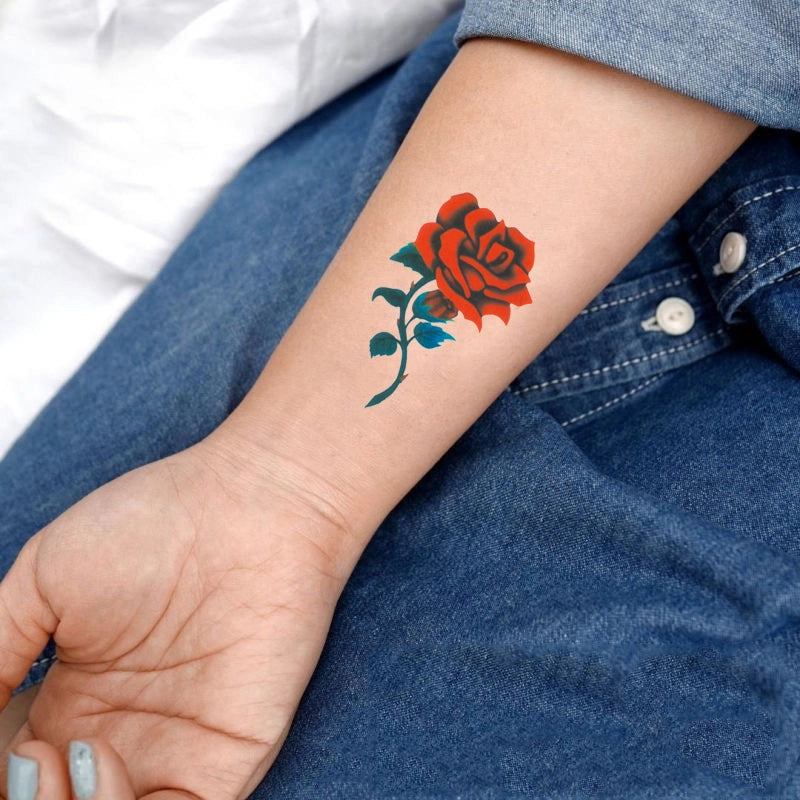 Temporary Tattoo Set 3D Realistic Waterproof & Skin-Friendly