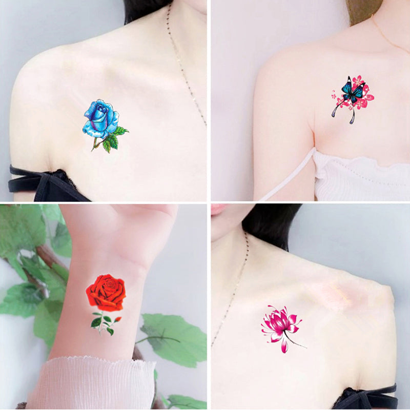 Temporary Tattoo Set 3D Realistic Waterproof & Skin-Friendly