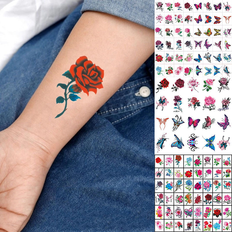 Temporary Tattoo Set 3D Realistic Waterproof & Skin-Friendly