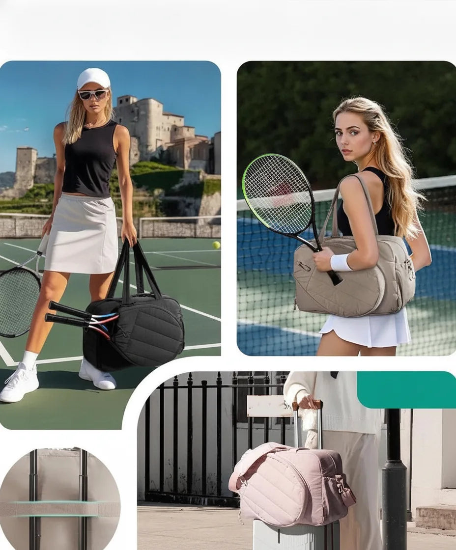 Tennis Bag Padded Racket Compartment & Shoe Compartment 42L Capacity