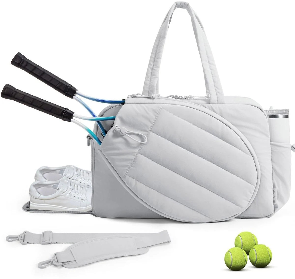 Tennis Bag Padded Racket Compartment & Shoe Compartment 42L Capacity