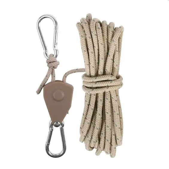 Tent Guyline Pulley Lock Reflective Stainless Carabiners