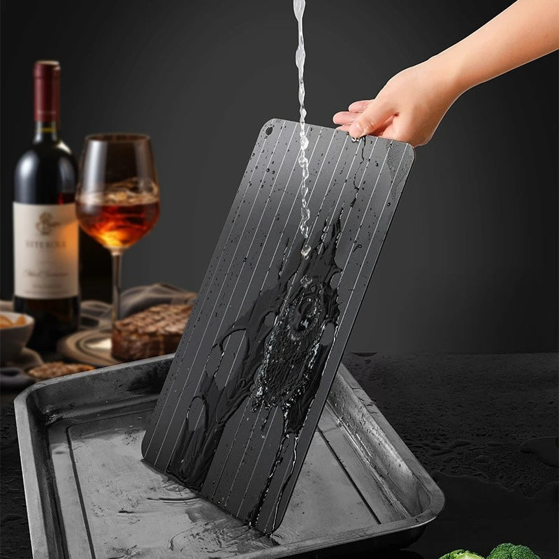 Thawing Plate Grooved Food-Safe Aluminum