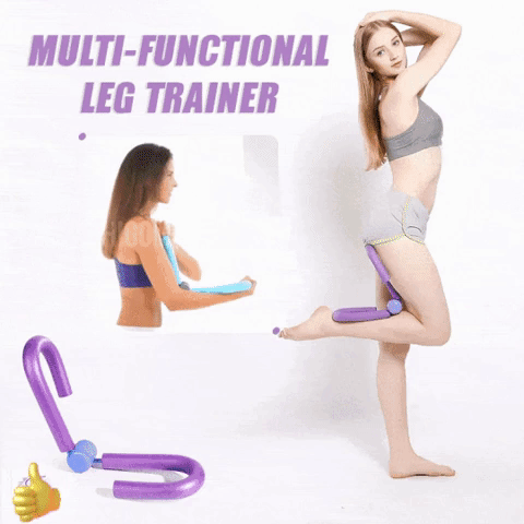 Thigh Trainer Sweat-Absorbent Foam Handles Refined Steel Spring