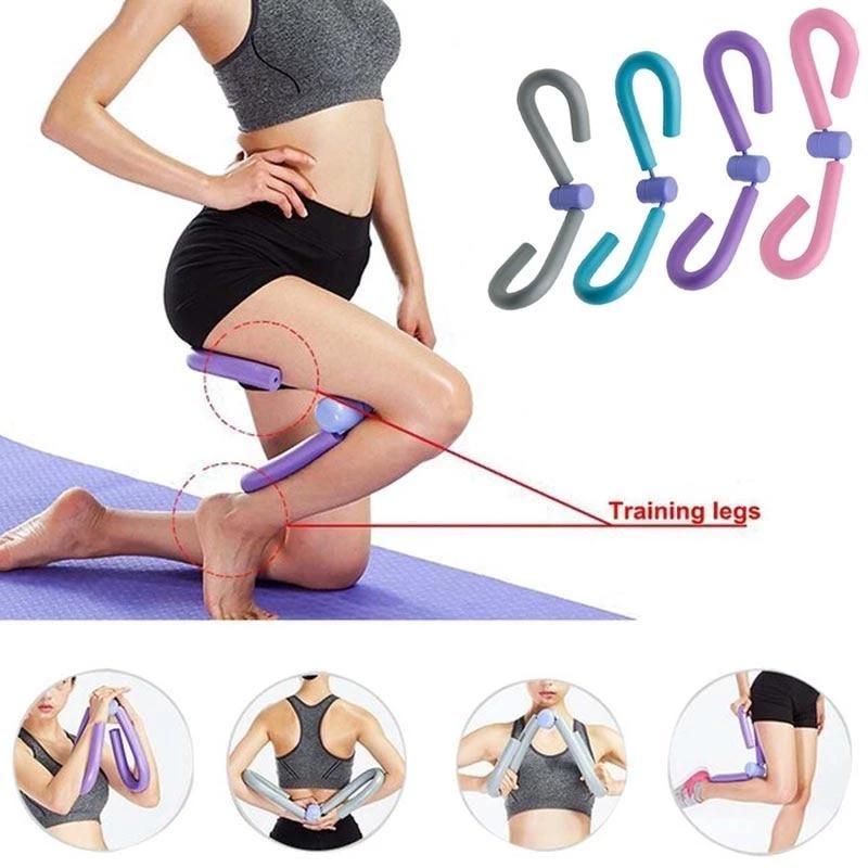 Thigh Trainer Sweat-Absorbent Foam Handles Refined Steel Spring