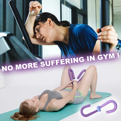 Thigh Trainer Sweat-Absorbent Foam Handles Refined Steel Spring